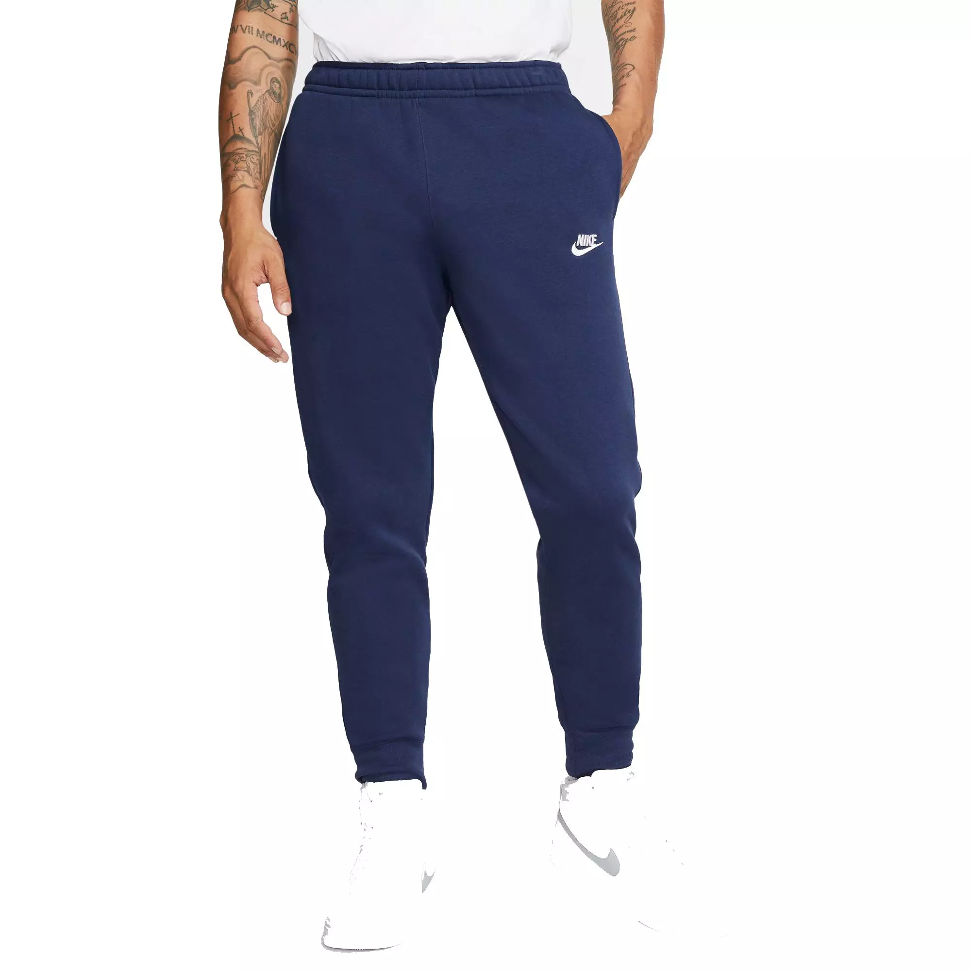 Nike Men s Sportswear Club Fleece Joggers Navy Hibbett City Gear